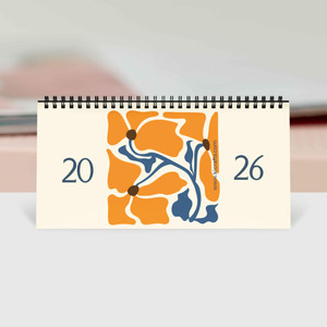 2026 Wall Art Desktop calendar