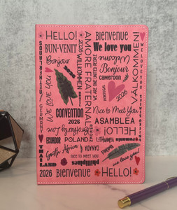 Eternal Happiness Convention Notebook - Pink