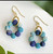  Kantha Azure Orbital Earrings