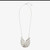  Sculptural Scroll Necklace - Silver