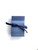 Blue handmade gift pouch with ribbon