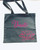 Lotus Black Canvas Tote Bag