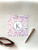 Pink Cherry Blossom Monogram Microfiber Cloth