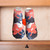 Tropical Hibiscus No-Show Socks