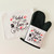 Baked with Love Oven Mitt Set