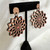 Dalia Bloom Wood Earrings
