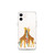 Giraffes in Love Clear Case for iPhone®