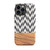 Chevron and Faux Wood Tough Case for iPhone®
