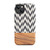 Chevron and Faux Wood Tough Case for iPhone®