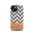 Chevron and Faux Wood Tough Case for iPhone®