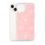 Pink Floral Outline Clear Case for iPhone®