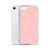 Pink Floral Outline Clear Case for iPhone®
