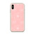 Pink Floral Outline Clear Case for iPhone®