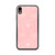 Pink Floral Outline Clear Case for iPhone®