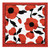 Red Poppies bandana