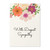 Floral Bouquet Sympathy card