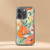 Orange Poppies MagSafe® clear case for iPhone®