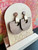 Oriana Wood and leather earrings