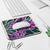 Purple Eclectic Floral  Mousepad