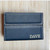 Personalized Business Card Case - Blue