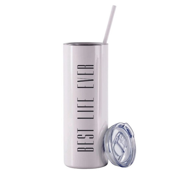 Best Life Ever Stainless Steel Skinny Tumbler