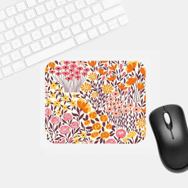 Lovely Orange Meadows Mini Mousepad 