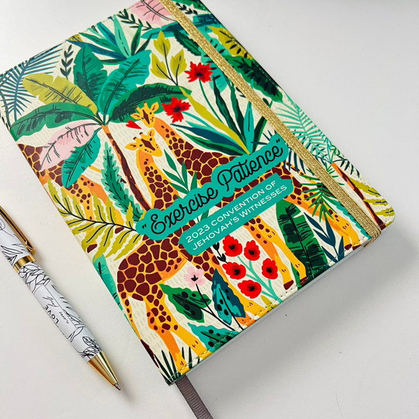 Exercise Patience Convention Notebook - Giraffes