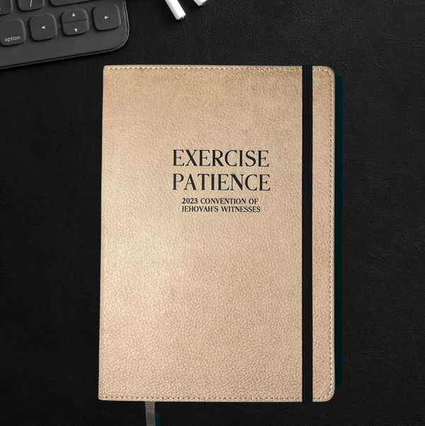 Exercise Patience Convention Notebook - Smooth Khaki