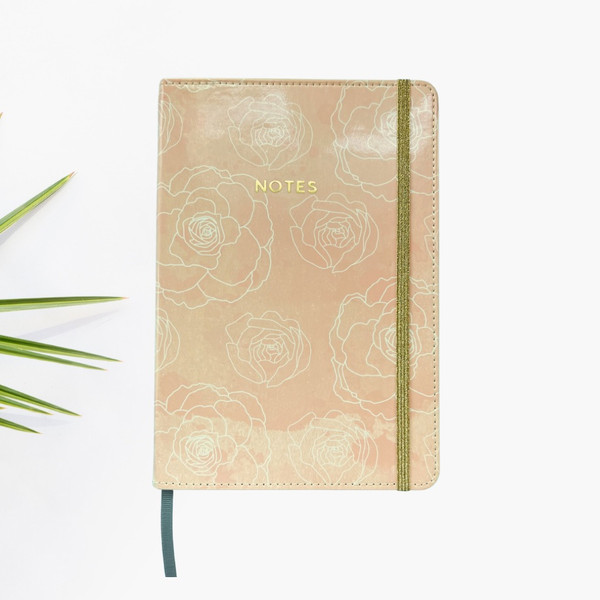 Blush Floral Notebook