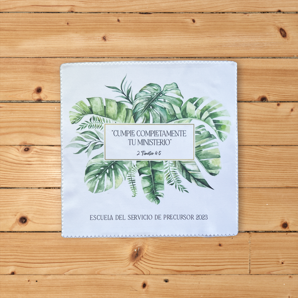 Fully Accomplish Your Ministry Tropical Greenery Gift Lens Cloth