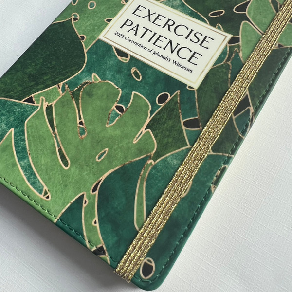 Mini Exercise Patience Monstera  Leaves Notebook