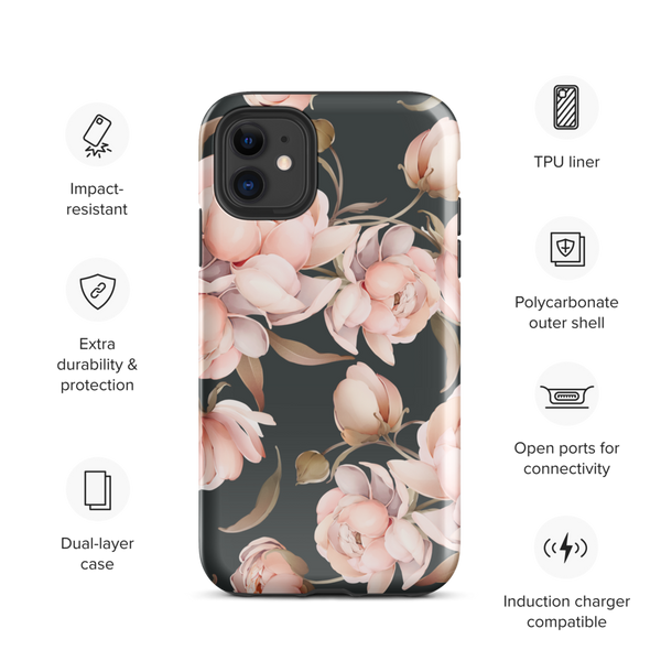 Peony Tough Case for iPhone®