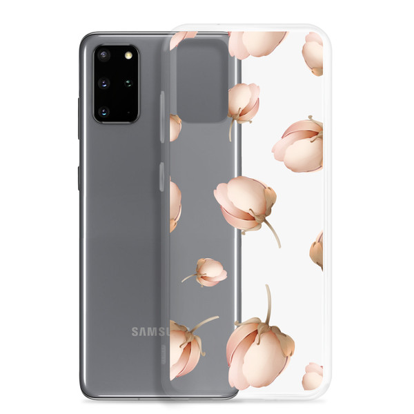 Peony Buds Clear Case for Samsung®