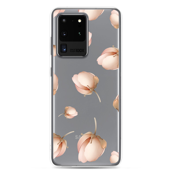 Peony Buds Clear Case for Samsung®