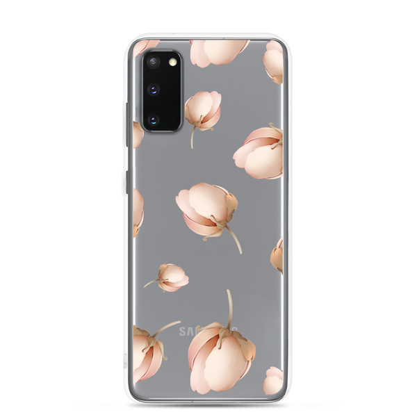 Peony Buds Clear Case for Samsung®
