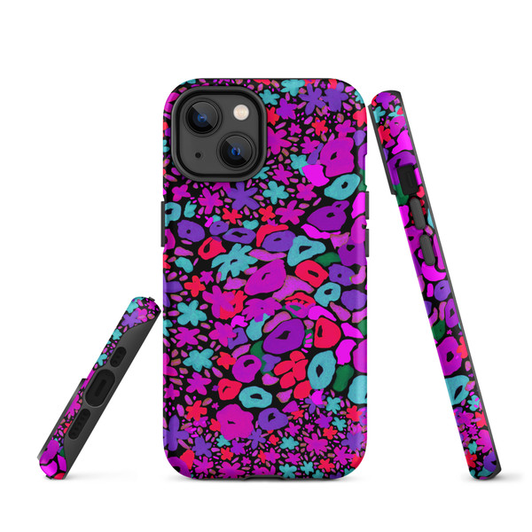 Purple Midnight Blossoms Tough Case for iPhone®