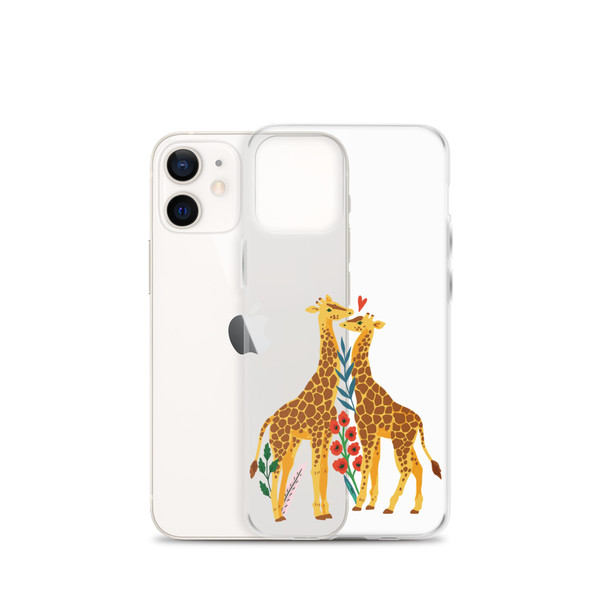 Giraffes in Love Clear Case for iPhone®