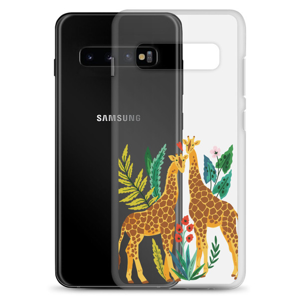 Giraffe Lovers Clear Case for Samsung®