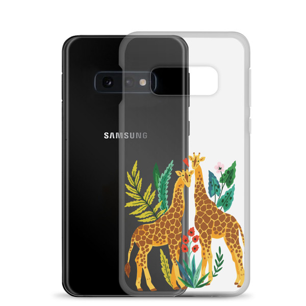 Giraffe Lovers Clear Case for Samsung®