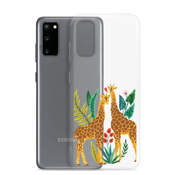 Giraffe Lovers Clear Case for Samsung®