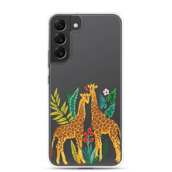 Giraffe Lovers Clear Case for Samsung®