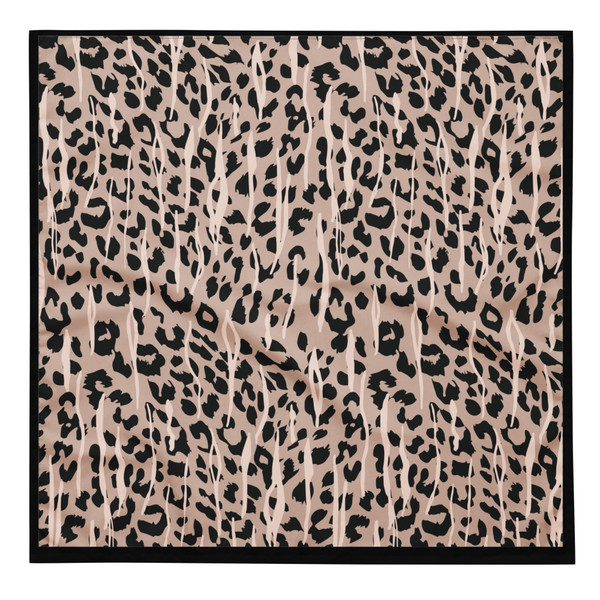 Mocha Leopard Print bandana
