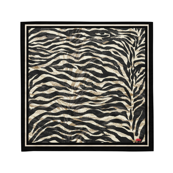 Sade Zebra Print bandana
