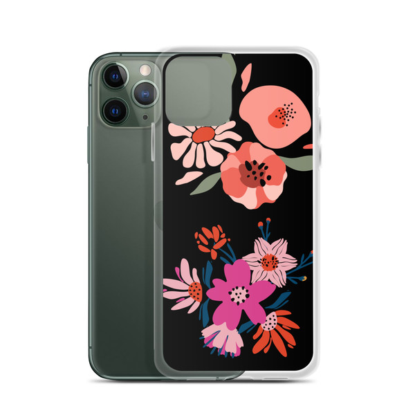 Happy Floral Clear Case for iPhone®