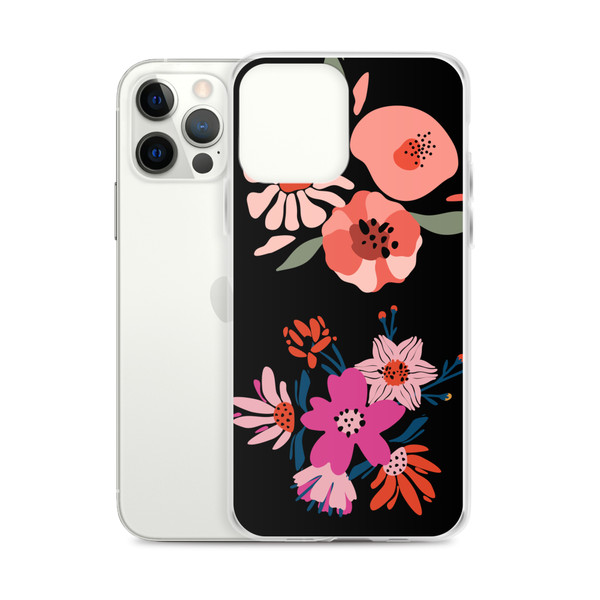 Happy Floral Clear Case for iPhone®