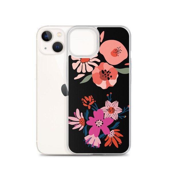 Happy Floral Clear Case for iPhone®