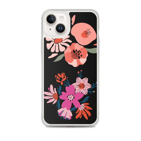 Happy Floral Clear Case for iPhone®