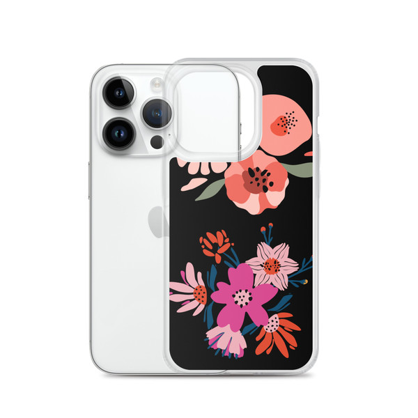 Happy Floral Clear Case for iPhone®