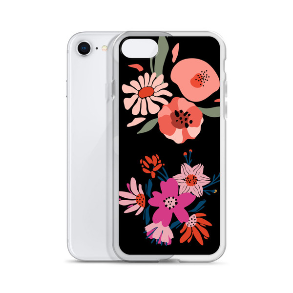 Happy Floral Clear Case for iPhone®