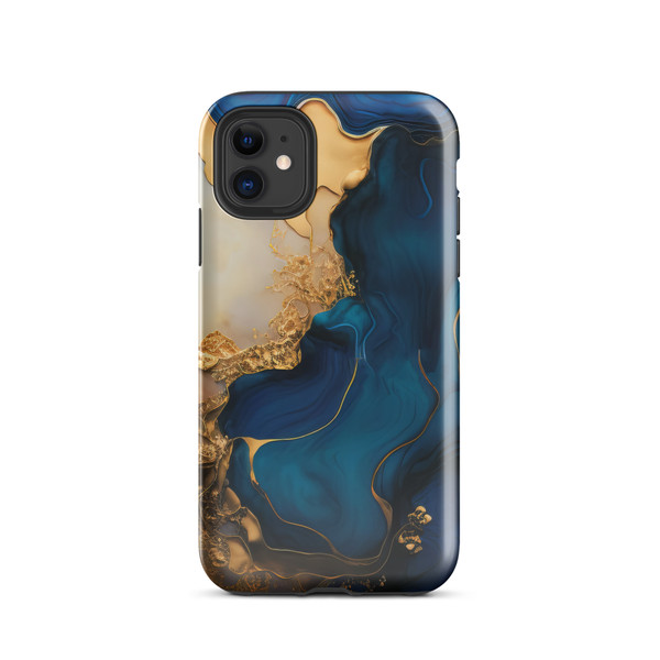 Midnight Abstract Paint Tough Case for iPhone®